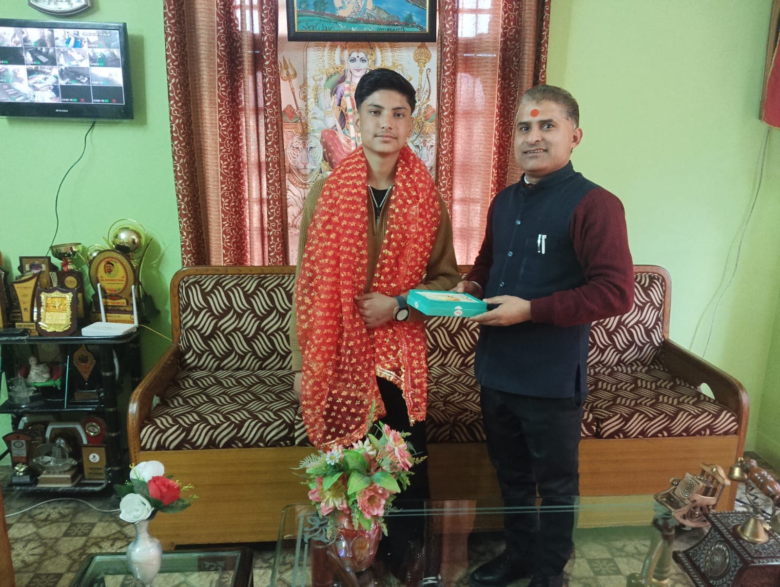 Award and recognition ceremony at the institute
