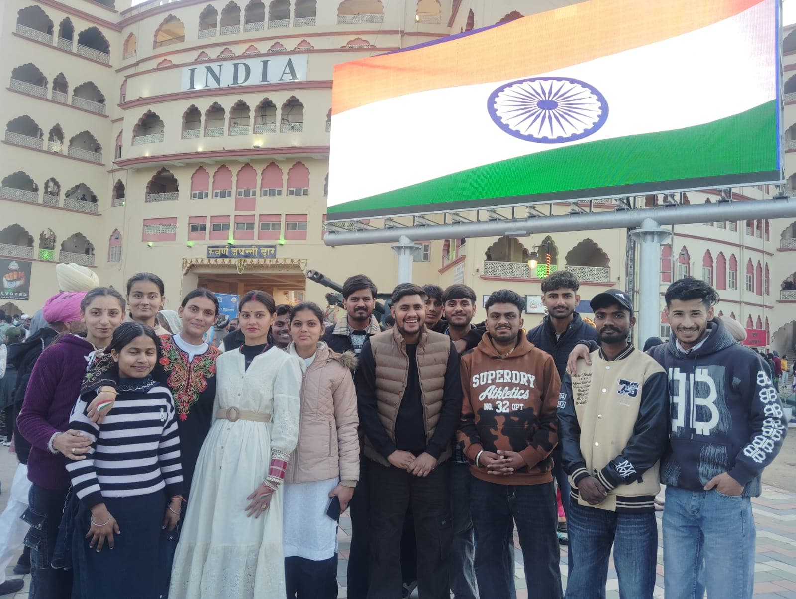 Student group visit showcasing institute community